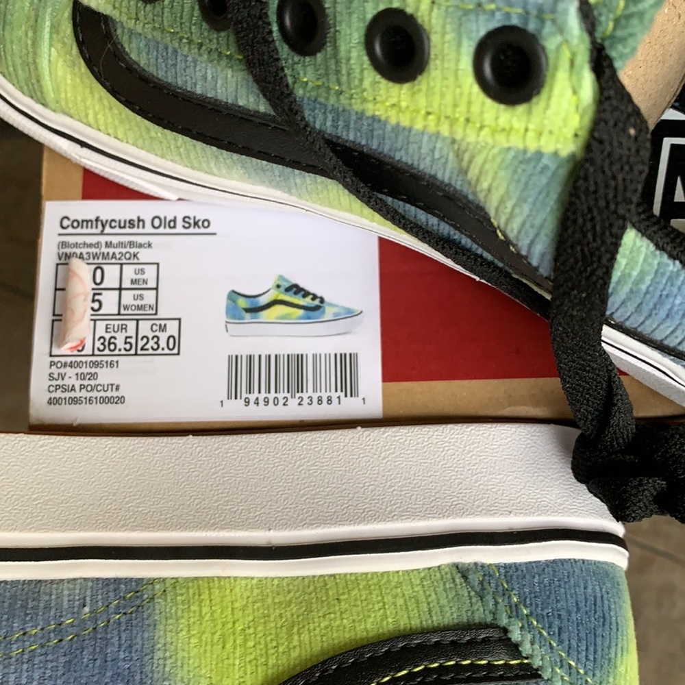 VANS COMFYCUSH OLD SKOOL BLOTCHED Multi/Black WMNS - Picture 12 of 12